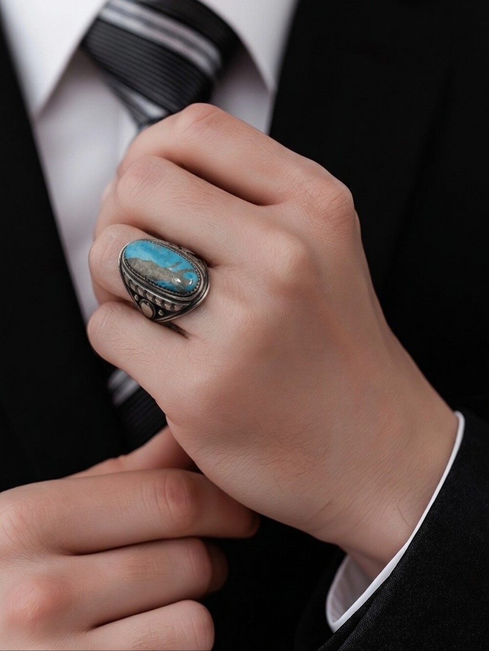 Silver Turquoise Ring